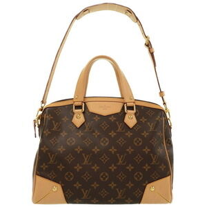Louis Vuitton Monogram Leather Brown Retiro Bag